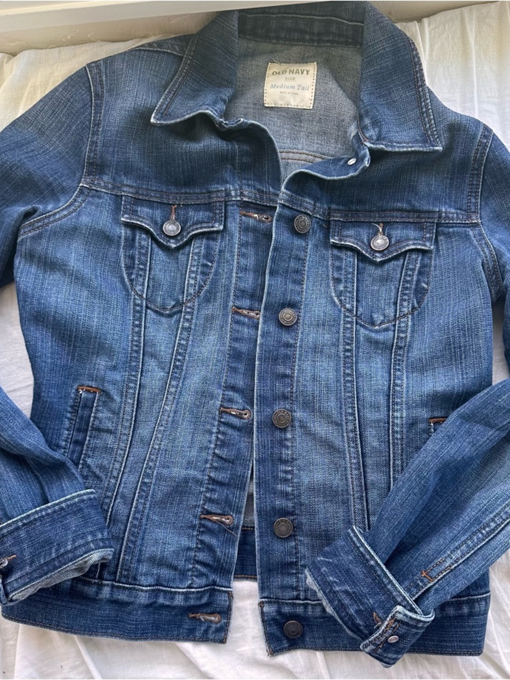 Old Navy Medium Tall Light Blue Denim Jacket